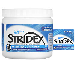 Stridex Single-Step контроль акне без спирту 55 мяких подушечок 4,21 в кож