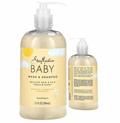Shemoisture средство для ванны и шампунь необработанное ши ромашка и аргано