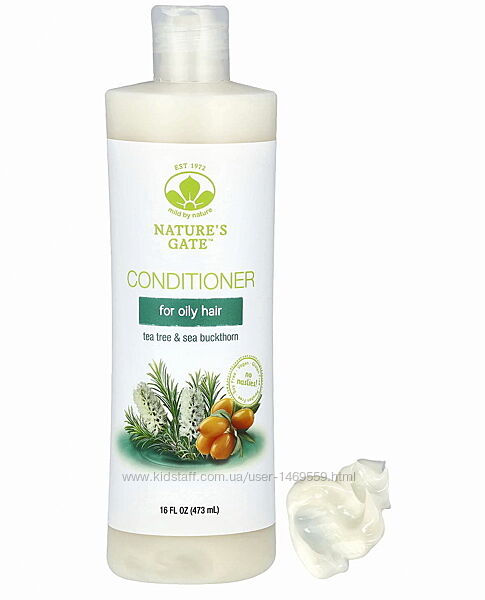 Mild By Nature кондиціонер із чайним деревом і обліпихою для жирного волосс