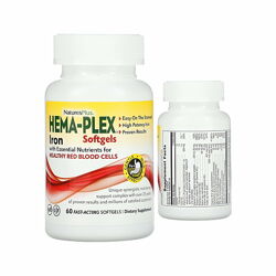 NaturesPlus Hema-Plex 60 швидкодіючих капсул швидкої дії комплекс вітамінів