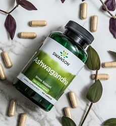 Swanson ашваганда 450 мг 100 капсул Ashwagandha Withania somnifera заспокоє