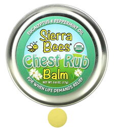 Sierra Bees бальзам для умащування грудей евкаліпт і перцева мята перцева 