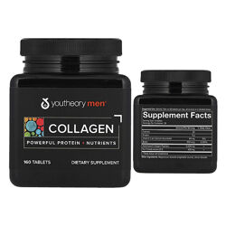 Youtheory колаген для чоловіків 160 таблеток комплекс для чоловіків біотин