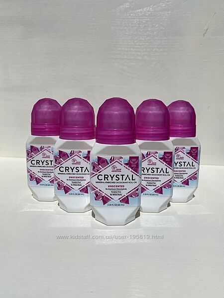 Натуральный дезодорант Кристалл, Crystal Body Deodorant, шариковый
