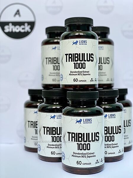 Тестостероновий бустер Lions Nutrition Tribulus 1000 60 капсул.