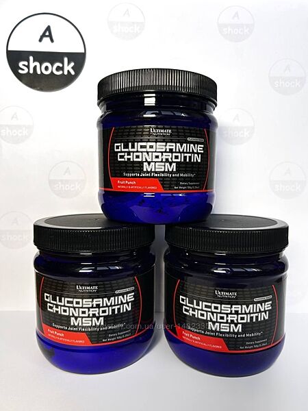 Суставы Ultimate Nutrition Glucosamine and Chondroitine and MSM 158 грамм.
