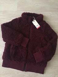 Демісезонна хутряна курточка дівчинці ovs італія р.140/146