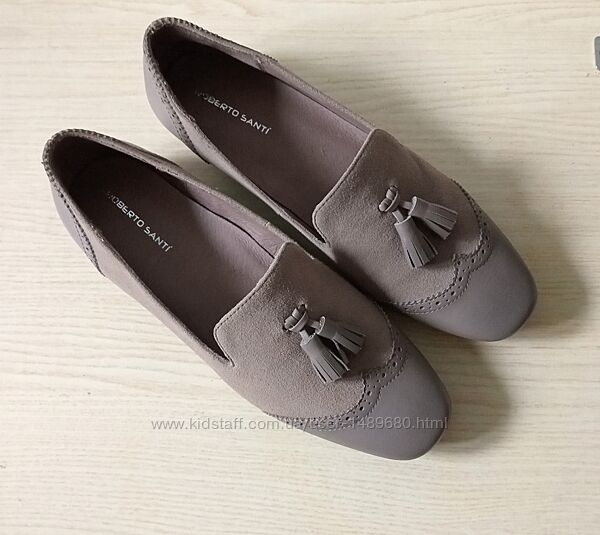 ROBERTO SANTI Туфлі, мокасини, лофери, балетки, шкіра натуральна.