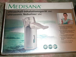 Новый ультразвуковой ингалятор-небулайзер Medisana usc, Германия. 