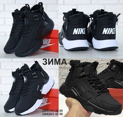 Зимние мужские кроссовки ботинки Nike Huarache Acronym City. Зимние с мехом