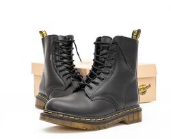 Мужские ботинки Dr. Martens Black. Ботинки Доктор Мартинс. Демисезон.