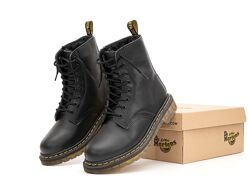 Зимние мужские ботинки Dr. Martens. Black. Ботинки Доктор Мартинс.