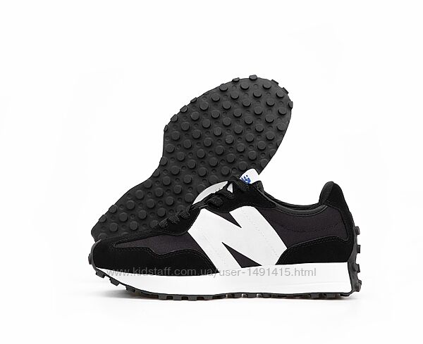 Мужские кроссовки New Balance 327. Black. Унисекс.