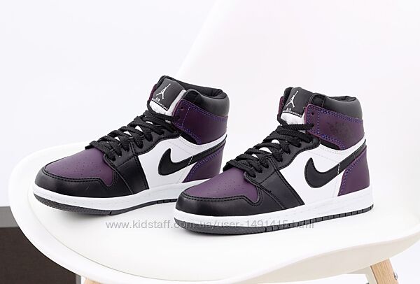 Мужские кроссовки Nike Air Jordan 1 Retro. Violet. УНИСЕКС. Найк Джордан