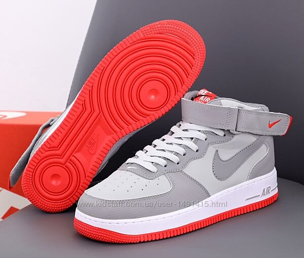 Мужские кроссовки Nike Air Force 1. Grey