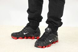 Мужские кроссовки Nike Shox TL. Black Red.
