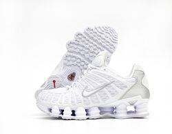 Женские кроссовки Nike Shox TL. White. Унисекс.