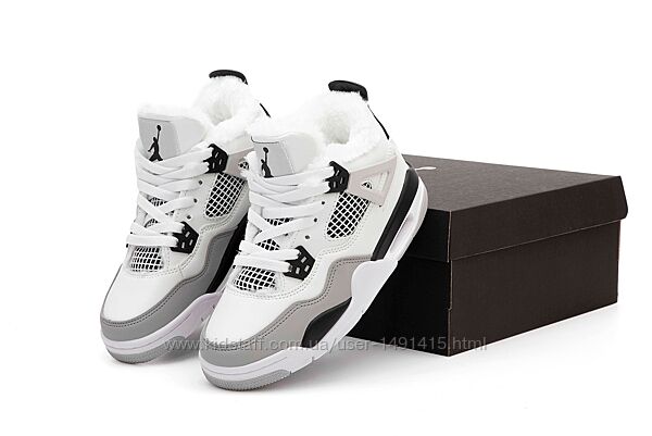 Зимние мужские кроссовки ботинки Nike Jordan 4 Retro Winter. Унисекс.
