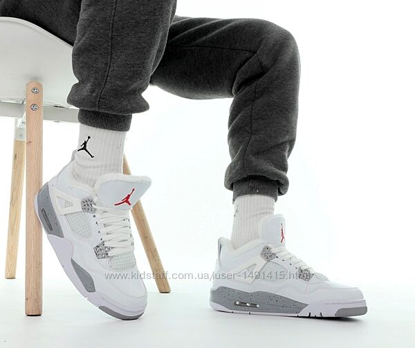 Зимние мужские кроссовки ботинки Nike Jordan 4 Retro Winter. Унисекс