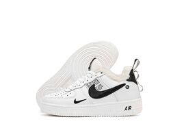 Зимние мужские кроссовки ботинки Nike Air Force Low 1 TM. УНИСЕКС. White