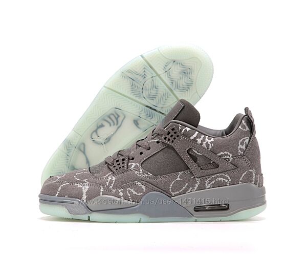 Мужские кроссовки Nike Air Jordan 4 Retro Kaws. Найк Джордан. Унисекс.