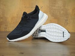 Мужские кроссовки Adidas Ultra Boost. Black White р.41-26см