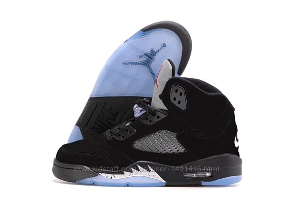 Мужские кроссовки Nike Air Jordan 5 Retro. Black. Найк Джордан.