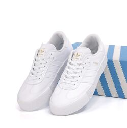 Мужские кроссовки Adidas Samba. Унисекс. White