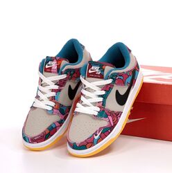 Кроссовки Nike PARRA x Parra Dunk Low SB Abstract Art sneakers. Унисекс.