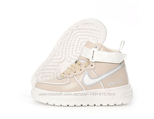 Зимние женские кроссовки ботинки Nike Air Force 1 GORE-TEX Winter. С мехом.
