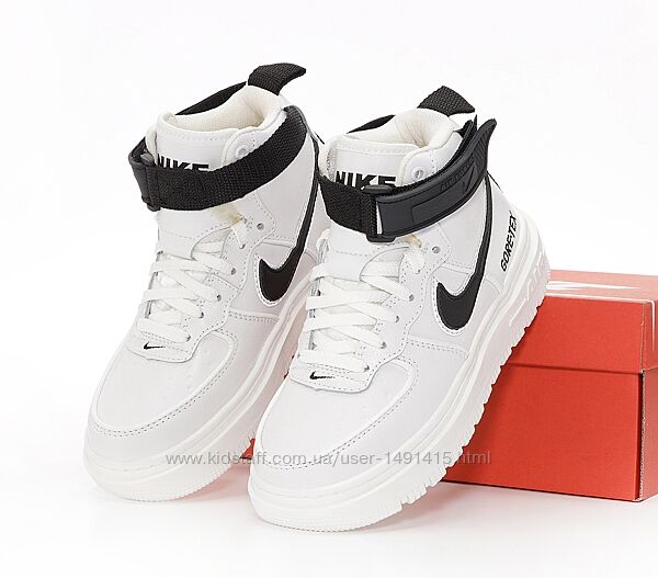Зимние мужские кроссовки ботинки Nike Air Force 1 GORE-TEX Winter. С мехом.