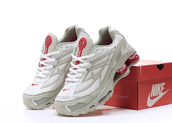 Мужские кроссовки Nike x Supreme Shox Ride 2. Унисекс