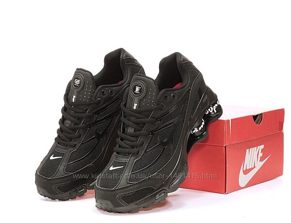 Мужские кроссовки Nike x Supreme Shox Ride 2. Black