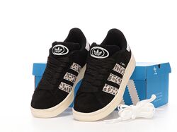 Женские кроссовки Adidas Campus. Black