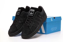 Женские кроссовки Adidas Campus. Black