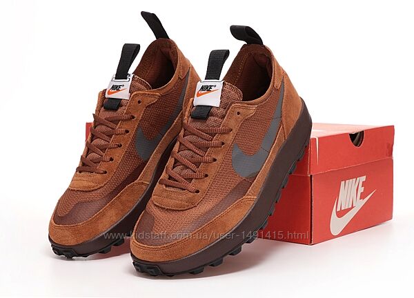 Мужские кроссовки Nike Craft x Tom Sachs. Brown