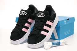 Женские кроссовки Adidas Campus. Black