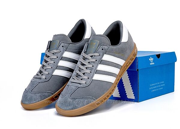 Мужские кроссовки Adidas Hamburg. Grey