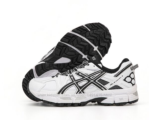 Женские кроссовки Asics Gel-Kahana 8. White. Унисекс
