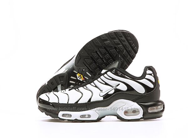 Кроссовки Nike Air Max TN Plus. White Black. Унисекс
