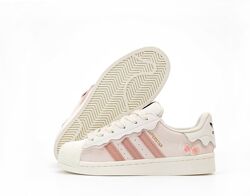 Женские кроссовки Adidas Superstar Cappuccino Pink