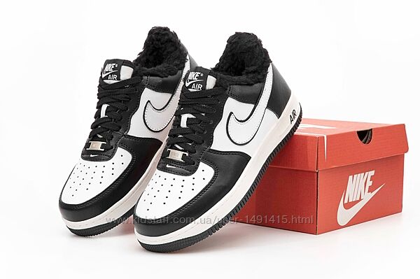 Зимние мужские кроссовки ботинки Nike Air Force Low Winter. Унисекс.