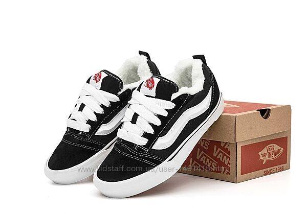 Зимние с мехом кеды вансы ботинки Vans Old Skool KNU. УНИСЕКС.