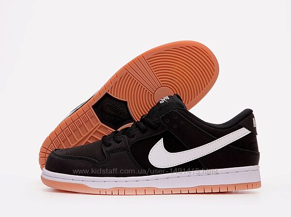 Кроссовки Nike SB Dunk Low. Black. Унисекс