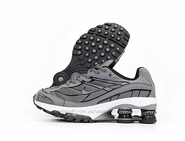 Мужские кроссовки Nike x Supreme Shox Ride 2. Grey