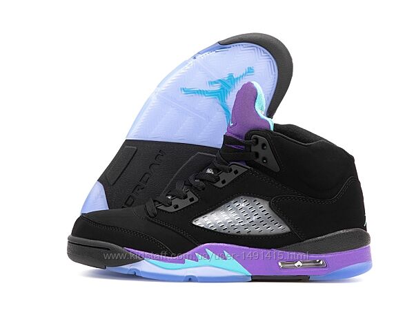 Мужские кроссовки Nike Air Jordan 5 Retro. Black. Найк Джордан.