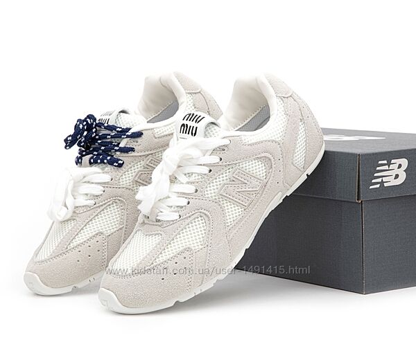 Женские кроссовки New Balance x Miu Miu 530. Grey