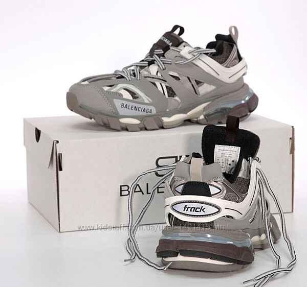 Мужские кроссовки Balenciaga Track. Grey. Унисекс