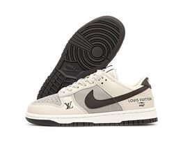 Мужские кроссовки Nike SB Dunk Low x Louis Vuitton. Унисекс.