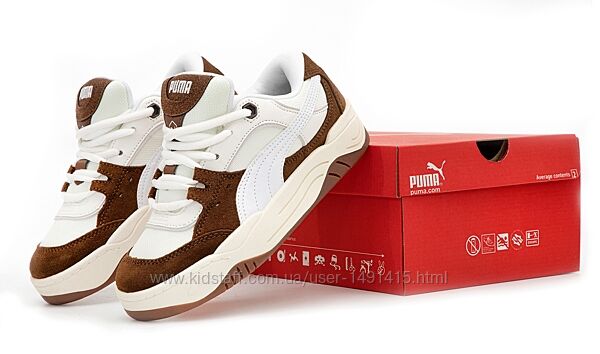 Женские кроссовки Puma 180. White Brown